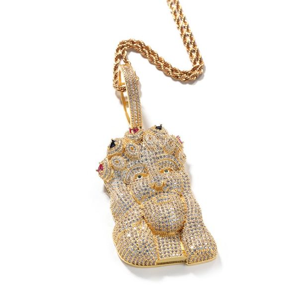 hip hop large jesus pendant necklace iced out zircon gold silver plated mens bling jewelry gift
hip hop large jesus pendant necklace iced out zircon gold silver plated mens bling jewelry gift