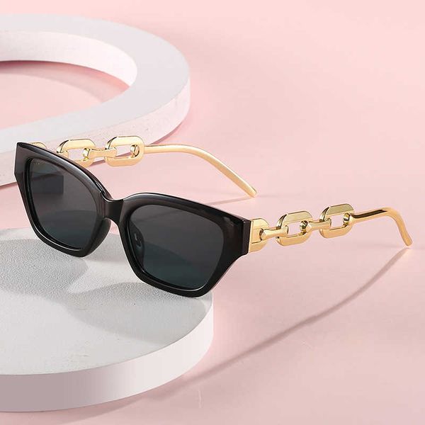 sunglasses 2022 new personalized chain women's fashionable cat's eye glasses small frame trend street p shading, White;black
sunglasses 2022 new personalized chain women's fashionable cat's eye glasses small frame trend street p shading, White;black