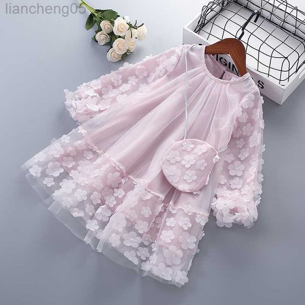 girl's dresses 3-7 years spring autumn girl dress new chiffon flower ruched kid children clothing girl princess dress with bags w0314, Red;yellow
girl's dresses 3-7 years spring autumn girl dress new chiffon flower ruched kid children clothing girl princess dress with bags w0314, Red;yellow