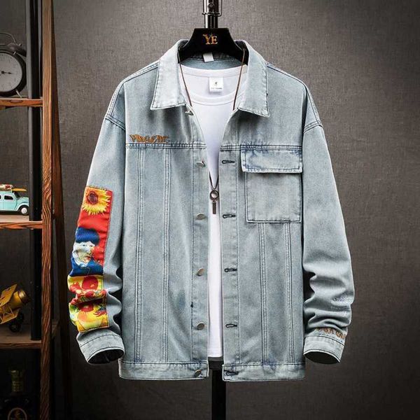 men's tracksuits men's work jacket spring and autumn casual men's jacket fashion print denim jacket youth clothes, Gray
men's tracksuits men's work jacket spring and autumn casual men's jacket fashion print denim jacket youth clothes, Gray