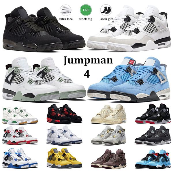 2023 for men women basketball shoes 4 4s military black cat pine green university blue sail canvas white cement mens sports sneakers trainer
2023 for men women basketball shoes 4 4s military black cat pine green university blue sail canvas white cement mens sports sneakers trainer