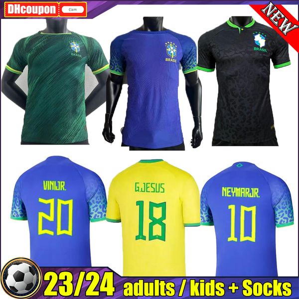 22 23 brasil casemiro soccer jerseys player version 2022 2023 neres raphinha camiseta de futebol brazils g.jesus antony vini jr. camisetas d, Black;yellow
22 23 brasil casemiro soccer jerseys player version 2022 2023 neres raphinha camiseta de futebol brazils g.jesus antony vini jr. camisetas d, Black;yellow