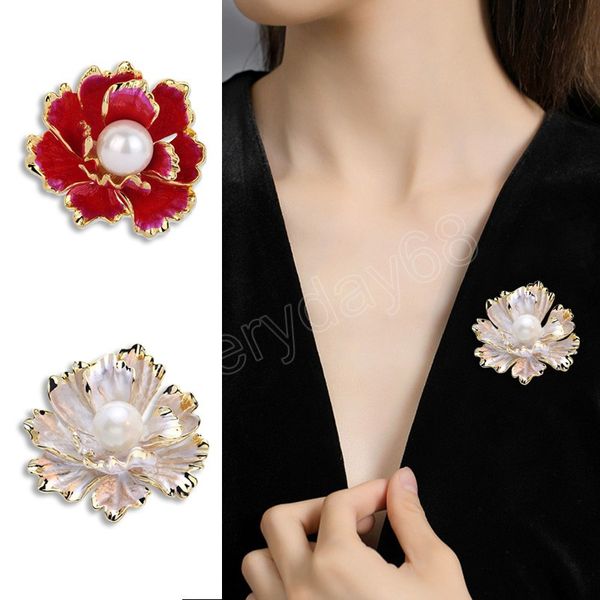 simulated pearl flower brooches red peony brooches scarf pins wedding party banquet women dress jewelry elegant gift, Gray
simulated pearl flower brooches red peony brooches scarf pins wedding party banquet women dress jewelry elegant gift, Gray