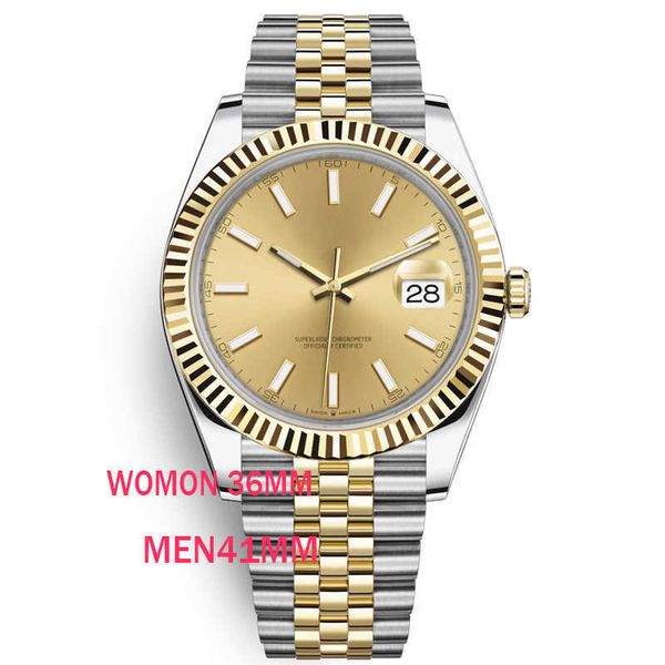 luxury watch roles montre de luxe 36/41mm mens automatic watches full stainless steel luminous reloj de lujo 28/31mm women watch couples sty, Slivery;golden
luxury watch roles montre de luxe 36/41mm mens automatic watches full stainless steel luminous reloj de lujo 28/31mm women watch couples sty, Slivery;golden