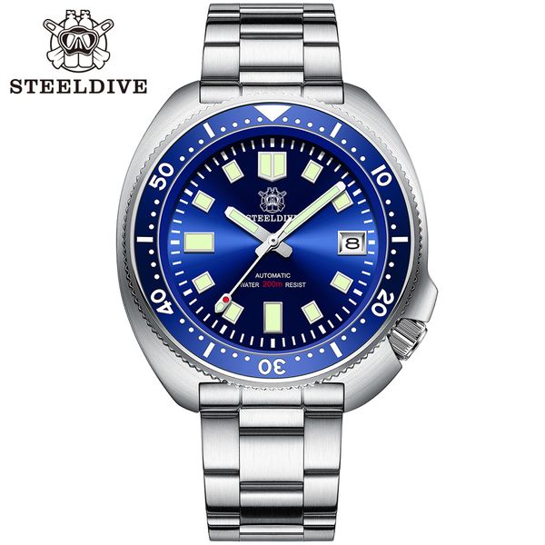 wristwatches sd1970 steeldive brand green sunray dial bracelet 44mm men nh35 turtle dive watch with ceramic bezel 230314, Slivery;brown
wristwatches sd1970 steeldive brand green sunray dial bracelet 44mm men nh35 turtle dive watch with ceramic bezel 230314, Slivery;brown