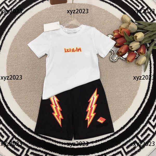 2023 kids clothes child sets baby products 2pcs fashion letter logo t-shirt and flash print shorts new arrival size 100-150 cm, White
2023 kids clothes child sets baby products 2pcs fashion letter logo t-shirt and flash print shorts new arrival size 100-150 cm, White