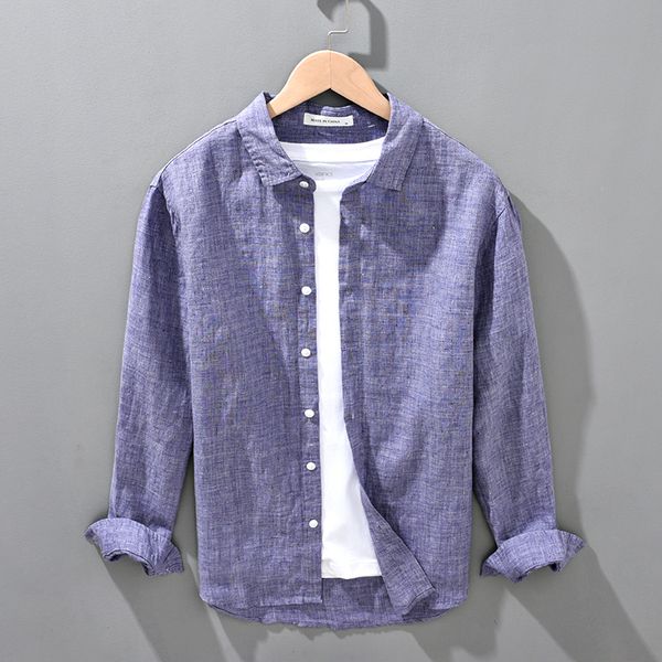 men's casual shirts spring long sleeve shirts for men 100% pure linen plus size comfortble casual button up hemp shirt men fashion clot, White;black
men's casual shirts spring long sleeve shirts for men 100% pure linen plus size comfortble casual button up hemp shirt men fashion clot, White;black