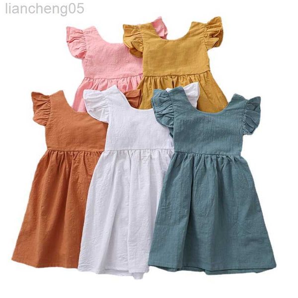 girl's dresses summer girl dress backless big bowknot children dress linen kids dress ruffles girls clothing w0314, Red;yellow
girl's dresses summer girl dress backless big bowknot children dress linen kids dress ruffles girls clothing w0314, Red;yellow