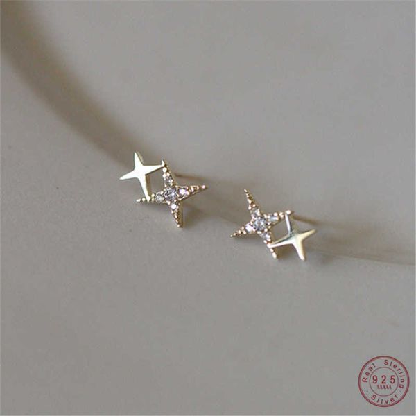 charm 925 sterling silver korean version simple four-pointed star stud earrings women pav zircon light luxury 14k gold jewelry gift aa230311, Golden
charm 925 sterling silver korean version simple four-pointed star stud earrings women pav zircon light luxury 14k gold jewelry gift aa230311, Golden