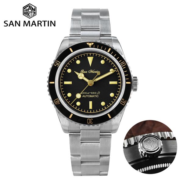 wristwatches san martin men watches 38mm diver 6200 retro water ghost luxury sapphire nh35 automatic mechanical vintage watch 20bar luminous, Slivery;brown
wristwatches san martin men watches 38mm diver 6200 retro water ghost luxury sapphire nh35 automatic mechanical vintage watch 20bar luminous, Slivery;brown