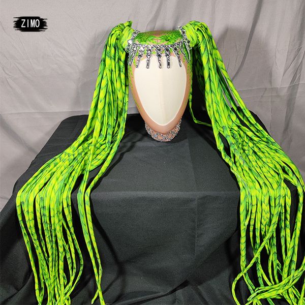 headwear hair accessories designer self style wig women crystal long gogo nightclub party green headdress dancer stage accessorie 230313
headwear hair accessories designer self style wig women crystal long gogo nightclub party green headdress dancer stage accessorie 230313