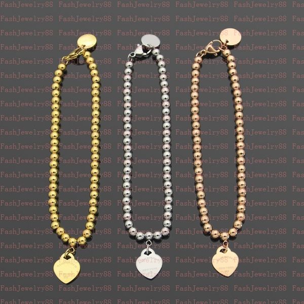 round beads luxury beaded bracelet designer chain female necklace bracelet classic heart set 18k gold girl valentine's day gift stainle, Black
round beads luxury beaded bracelet designer chain female necklace bracelet classic heart set 18k gold girl valentine's day gift stainle, Black