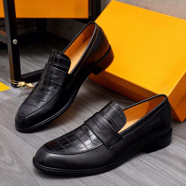 2023 mens dress shoes business designer brand formal oxfords mens formal party wedding loafers mocassin homme size 38-44, Black
2023 mens dress shoes business designer brand formal oxfords mens formal party wedding loafers mocassin homme size 38-44, Black