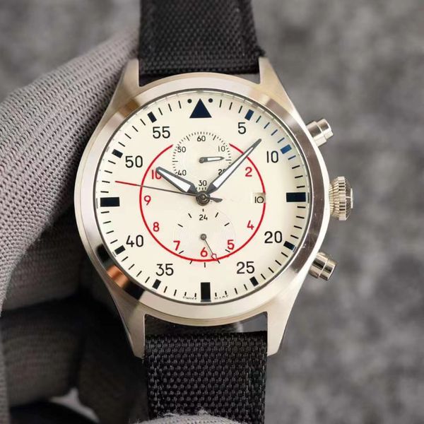 men's watches fully automatic pilot diameter 44 mm original needle buckle can not time the watch, Slivery;golden
men's watches fully automatic pilot diameter 44 mm original needle buckle can not time the watch, Slivery;golden