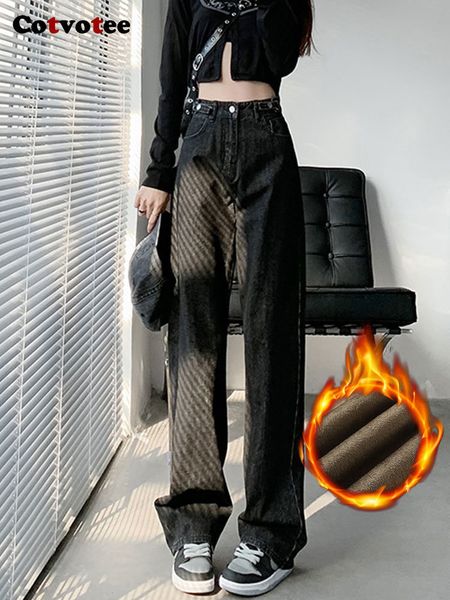 women's jeans cotvotee fleece jeans for women high waist jeans woman warm straight winter jeans vintage streetwear y2k denim pants 2303, Blue
women's jeans cotvotee fleece jeans for women high waist jeans woman warm straight winter jeans vintage streetwear y2k denim pants 2303, Blue