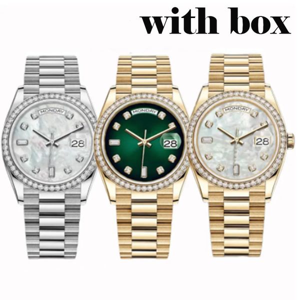Watch Mens Watch Automatic Mechanical diamond watch Ladies Watch Business WristWatch Stainless Steel Waterproof WristWatches Montre De Luxe 41mm Double calendar, Color7
Watch Mens Watch Automatic Mechanical diamond watch Ladies Watch Business WristWatch Stainless Steel Waterproof WristWatches Montre De Luxe 41mm Double calendar, Color7