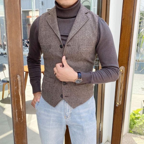 mens vests mens suits vests formal business tweed vintage tuxedo waistcoat wool herringbone mens vests groomsmen for wedding 230313, Black;white
mens vests mens suits vests formal business tweed vintage tuxedo waistcoat wool herringbone mens vests groomsmen for wedding 230313, Black;white