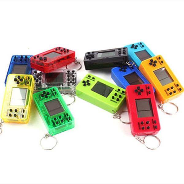 Mini Handheld Portable Game Players Retro Game Box Keychain 26 In 1 Games Controller Host Mini Video Game Console Key Hanging Toy DHL