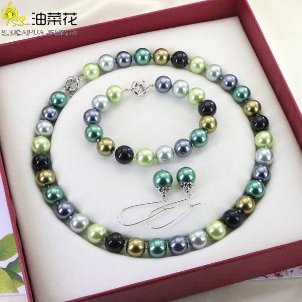 wedding jewelry sets 12mm natural multicolor seashell round beads necklace chain bracelet set girls christmas gifts jewelry making accessori, Slivery;golden
wedding jewelry sets 12mm natural multicolor seashell round beads necklace chain bracelet set girls christmas gifts jewelry making accessori, Slivery;golden