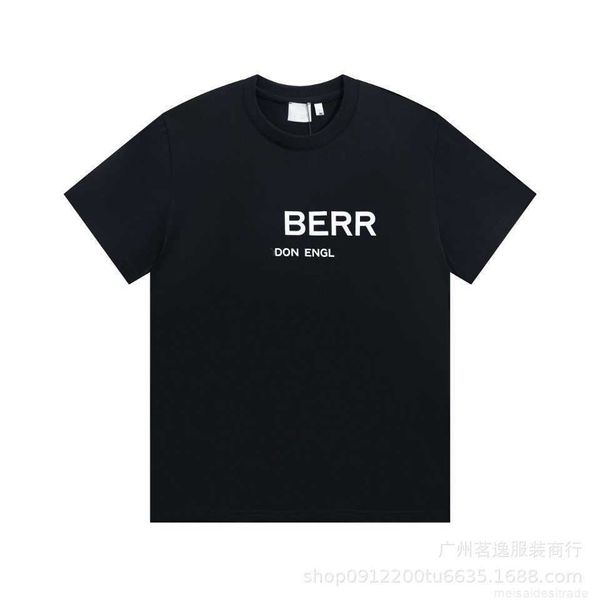 correct version b burbry luxury designer 23ss bu with letters printed on front of home printing short-sleeved t-shirt high-street, White;black
correct version b burbry luxury designer 23ss bu with letters printed on front of home printing short-sleeved t-shirt high-street, White;black
