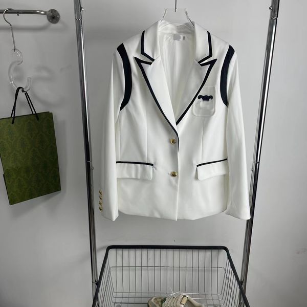 womens blazers two piece set designer blazer letter embroidery suit jacket white for women short sleeve oversized coat blazer office, White;black
womens blazers two piece set designer blazer letter embroidery suit jacket white for women short sleeve oversized coat blazer office, White;black