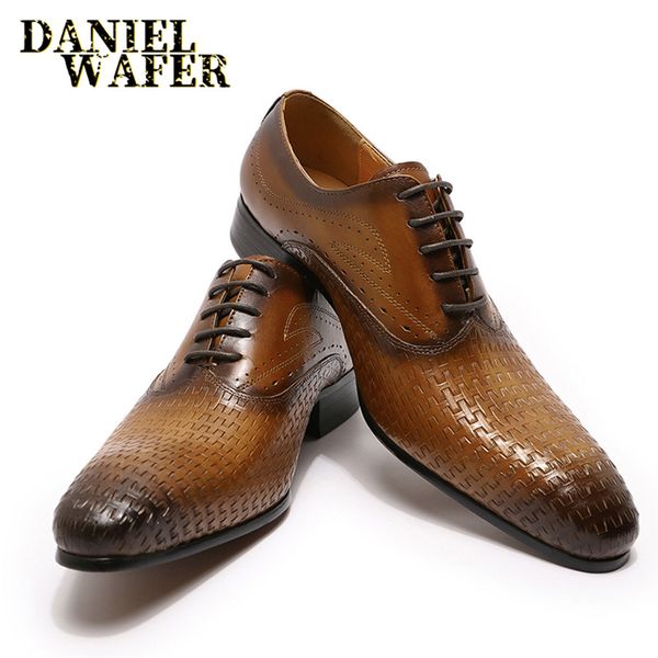 italian luxury men shoes geometric prints lace up pointed toe brown black men's formal dress office wedding leather oxford shoes, Black;white
italian luxury men shoes geometric prints lace up pointed toe brown black men's formal dress office wedding leather oxford shoes, Black;white