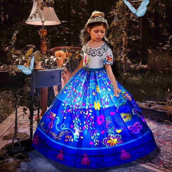girl's dresses uporpor encanto mirabel princess led light up dress for girls cosplay isabela christmas birthday party carnival evening, Red;yellow
girl's dresses uporpor encanto mirabel princess led light up dress for girls cosplay isabela christmas birthday party carnival evening, Red;yellow