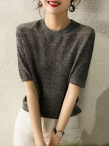 women's t-shirt knitted ladies white tee shirt femme solid hollow out t shirt women summer casual clothing short sleeve tees camisetas
women's t-shirt knitted ladies white tee shirt femme solid hollow out t shirt women summer casual clothing short sleeve tees camisetas