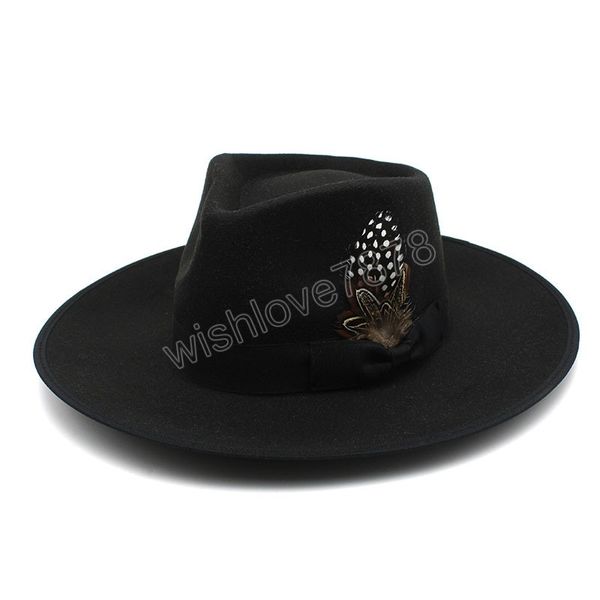 felt fedora hat with feather fuxury belts 9cm brim men's church jazz hat fascinator wedding hat for women chapeau femme, Blue;gray
felt fedora hat with feather fuxury belts 9cm brim men's church jazz hat fascinator wedding hat for women chapeau femme, Blue;gray