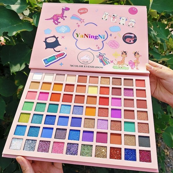 makeup tools 70color cartoon eyeshadow plate multi color pearlescent matte glitter sequins cos stage 230314
makeup tools 70color cartoon eyeshadow plate multi color pearlescent matte glitter sequins cos stage 230314