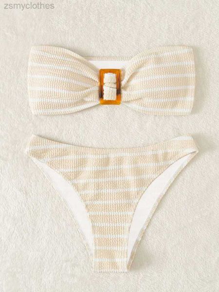 women's swimwear swimsuit women swimwear bikinis 2023 new tube striped bikini set high waist thong bathing suit for female summer beach, White;black
women's swimwear swimsuit women swimwear bikinis 2023 new tube striped bikini set high waist thong bathing suit for female summer beach, White;black