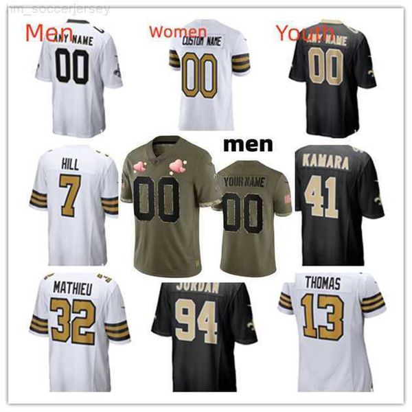 football jersey new orleans''saints''2 jameis winston 41 alvin kamara 12 chris olave 32 tyrann mathieu 7 taysom hill 23, Black;red
football jersey new orleans''saints''2 jameis winston 41 alvin kamara 12 chris olave 32 tyrann mathieu 7 taysom hill 23, Black;red