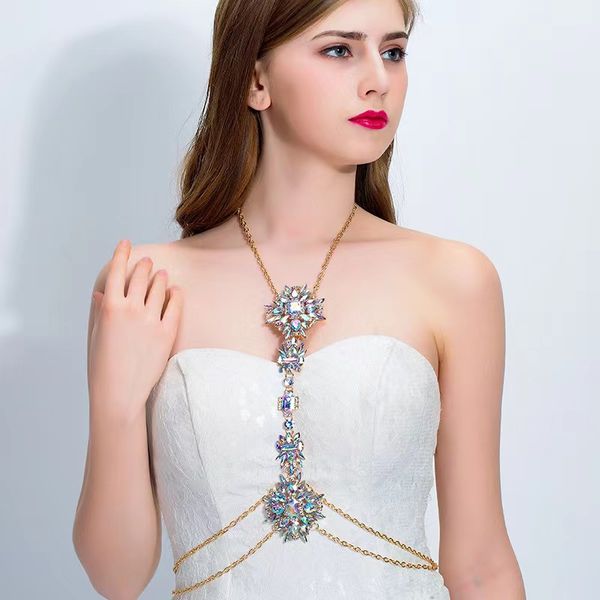 fashion diamond luxury body belly chains bikini beach holiday summer long necklace european and american exaggerated jewelry colorful, Silver
fashion diamond luxury body belly chains bikini beach holiday summer long necklace european and american exaggerated jewelry colorful, Silver