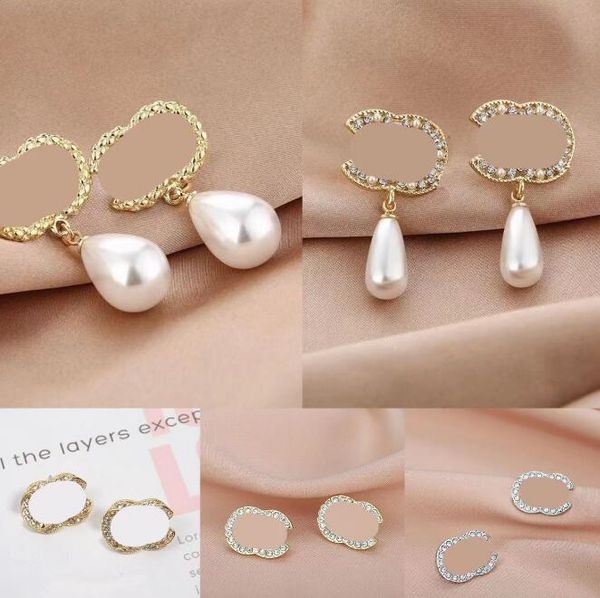 fashion stud geometric 925 silver famous letters hoop earrings for ladies crystal rhinestone pearl earring studs earrings for women wedding, Golden;silver
fashion stud geometric 925 silver famous letters hoop earrings for ladies crystal rhinestone pearl earring studs earrings for women wedding, Golden;silver
