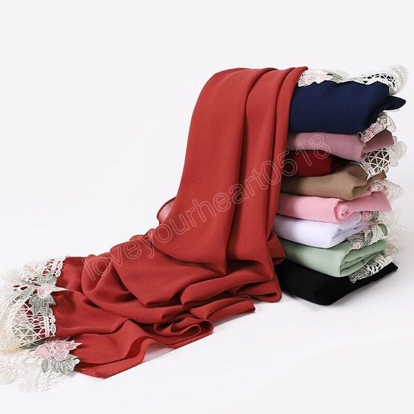 lace flowers embroidered chiffon long scarf turban elegant muslim women wedding hijabs shawls headwear, Blue;gray
lace flowers embroidered chiffon long scarf turban elegant muslim women wedding hijabs shawls headwear, Blue;gray