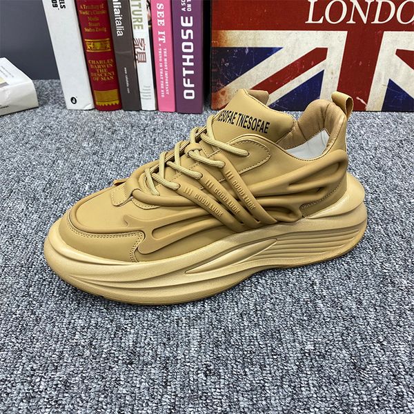 chunky sneakers men soft sole running shoes fashion casual microfiber leather fabric upper height increased platform board shoes, Red;white
chunky sneakers men soft sole running shoes fashion casual microfiber leather fabric upper height increased platform board shoes, Red;white