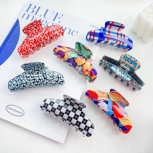 2023 new color hair claw large geometric oval tortoiseshell leopard acetate hair clip for women hair headwear accessories, Slivery;golden
2023 new color hair claw large geometric oval tortoiseshell leopard acetate hair clip for women hair headwear accessories, Slivery;golden