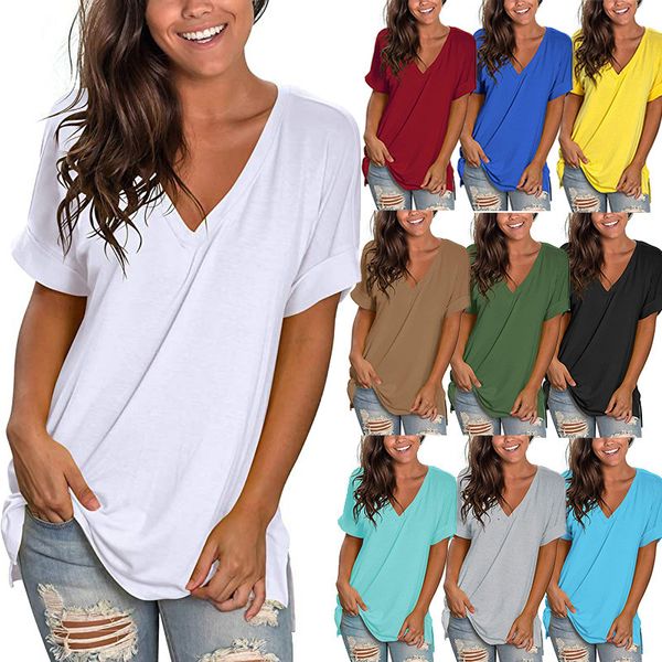 women's t-shirt summer solid t shirt ladies v neck short sleeve tshirt casual basic black white t-shirt tee for women 230314
women's t-shirt summer solid t shirt ladies v neck short sleeve tshirt casual basic black white t-shirt tee for women 230314