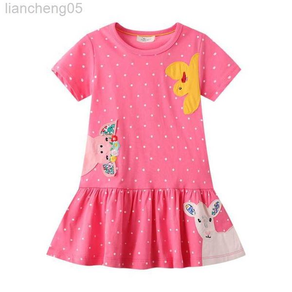 girl's dresses jumping meters new arrival dots animals embroidery princess girls party dresses summer short sleeve kids frocks baby clo, Red;yellow
girl's dresses jumping meters new arrival dots animals embroidery princess girls party dresses summer short sleeve kids frocks baby clo, Red;yellow