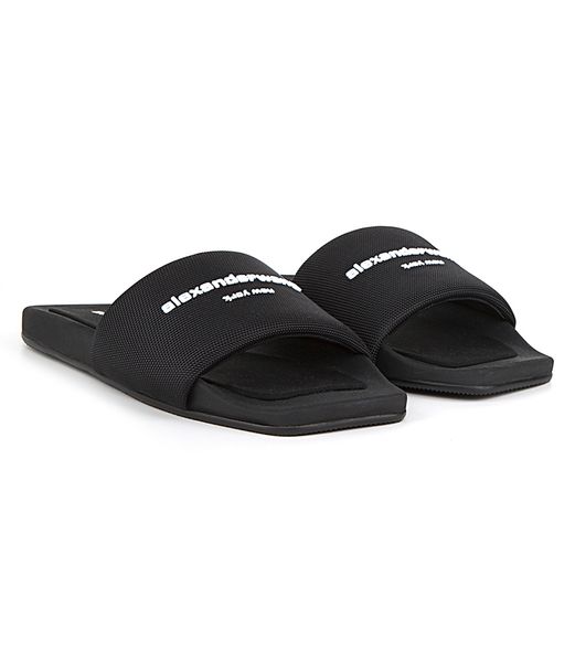 designer slide sandals women's luxury pool slide in nylon flat heel square toes eu35-40 with box indoor outdoor, Black
designer slide sandals women's luxury pool slide in nylon flat heel square toes eu35-40 with box indoor outdoor, Black