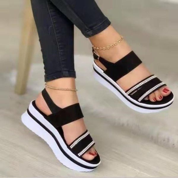 sandals ladies platform sandals fashion summer open toe flat sandals platform buckle beach sandals casual shoes women 230313, Black
sandals ladies platform sandals fashion summer open toe flat sandals platform buckle beach sandals casual shoes women 230313, Black