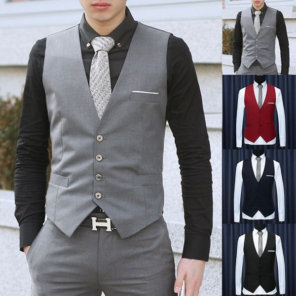 mens vests men waistcoat slim men suit vests business dress vest slim fit singlebreasted formal sleeveless jacket casual gilet homme 230313, Black;white
mens vests men waistcoat slim men suit vests business dress vest slim fit singlebreasted formal sleeveless jacket casual gilet homme 230313, Black;white
