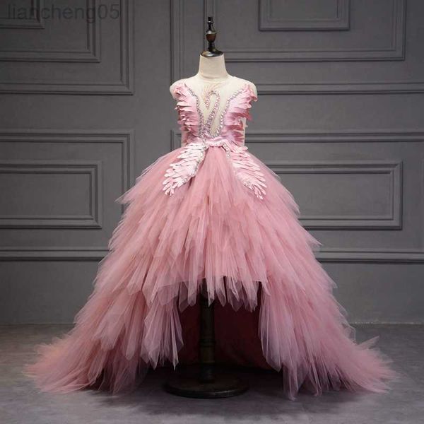 girl's dresses elegant swan crystal tulle trailing flower girl dress evening gown kids pageant dress birthday party feather lace prince, Red;yellow
girl's dresses elegant swan crystal tulle trailing flower girl dress evening gown kids pageant dress birthday party feather lace prince, Red;yellow