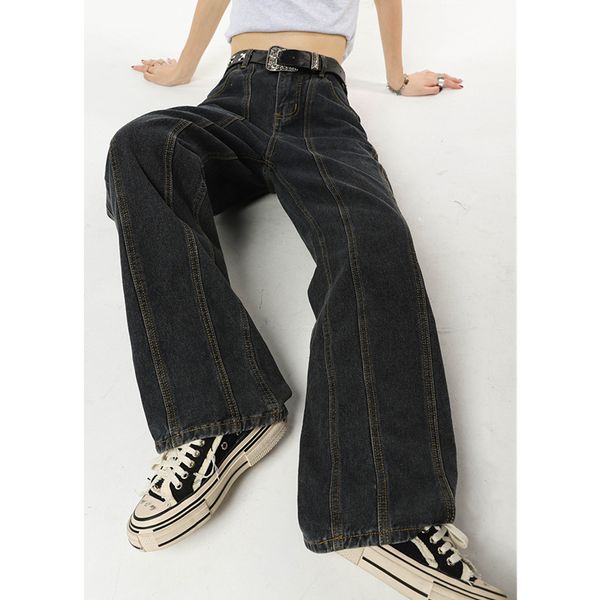 women's jeans winter vintage navy blue high waist women jeans american fashion streetwear wide leg jean female trouser straight denim p
women's jeans winter vintage navy blue high waist women jeans american fashion streetwear wide leg jean female trouser straight denim p