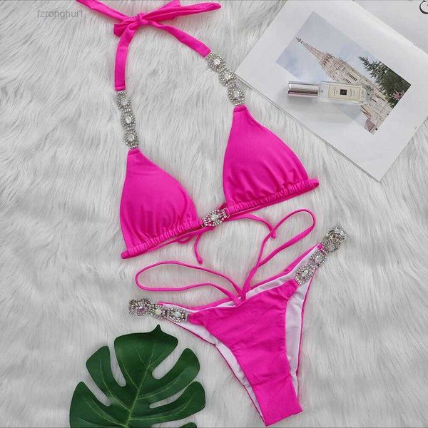 women's swimwear bikini crystal split swimsuit solid color strap 2022 2 e3kg, White;black
women's swimwear bikini crystal split swimsuit solid color strap 2022 2 e3kg, White;black