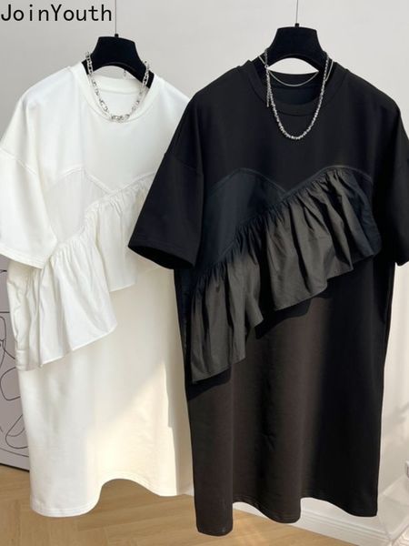 women's t-shirt shirts for women o-neck short sleeve t shirts sweet ruffles summer tees loose casual korean woman tshirts y2k clothes, White
women's t-shirt shirts for women o-neck short sleeve t shirts sweet ruffles summer tees loose casual korean woman tshirts y2k clothes, White