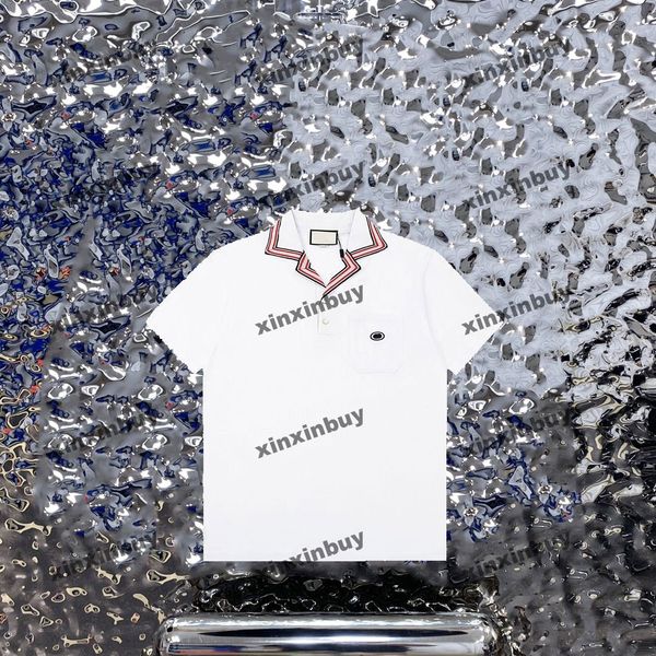 xinxinbuy men designer tee t shirt 23ss collar ribbon letter print short sleeve cotton women black white blue green red xs-2xl, Black;brown
xinxinbuy men designer tee t shirt 23ss collar ribbon letter print short sleeve cotton women black white blue green red xs-2xl, Black;brown