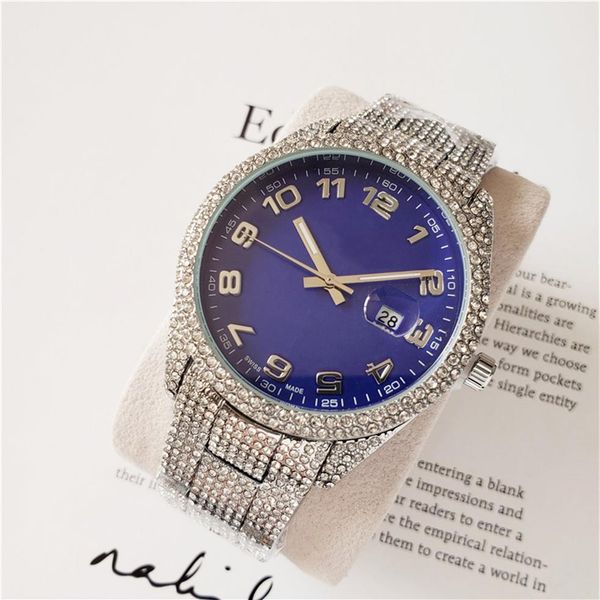 good quality fashion brand watches men's full crystal style stainless steel band calendar date quartz wrist watch x86310n, Slivery;brown
good quality fashion brand watches men's full crystal style stainless steel band calendar date quartz wrist watch x86310n, Slivery;brown