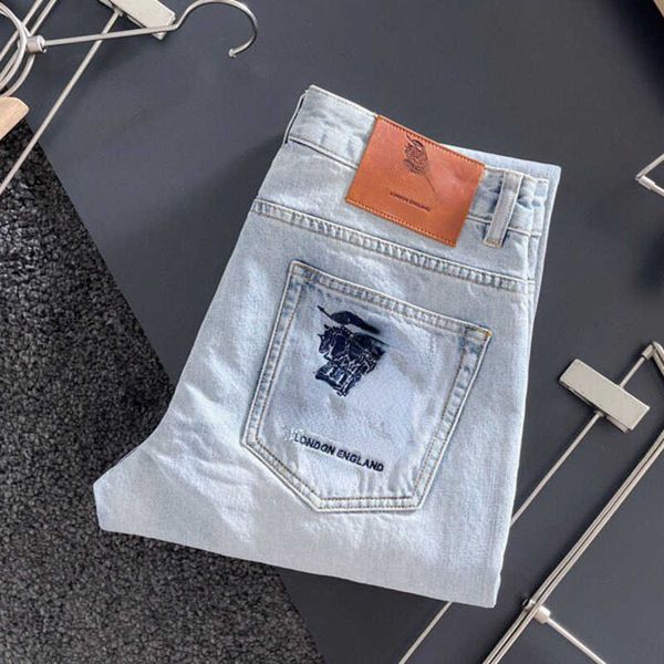 men's jeans designer burb casual pants luxury horse embroidered washed pants men women hip hop trendy calf pants zipper access control, Blue
men's jeans designer burb casual pants luxury horse embroidered washed pants men women hip hop trendy calf pants zipper access control, Blue