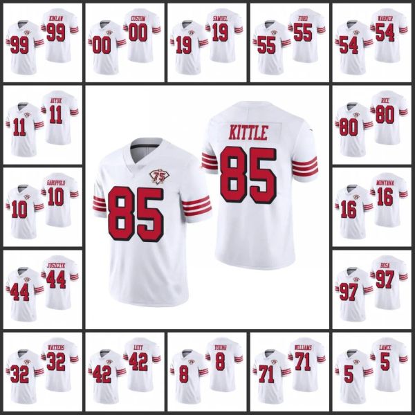 custom jerseys san francisco''49ers''men #97 nick bosa 85 george kittle 5 trey lance women youth custom white throwback, Black;red
custom jerseys san francisco''49ers''men #97 nick bosa 85 george kittle 5 trey lance women youth custom white throwback, Black;red